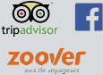 Réseaux sociaux: tripadvisor, facebook, zoover avis de voyageurs